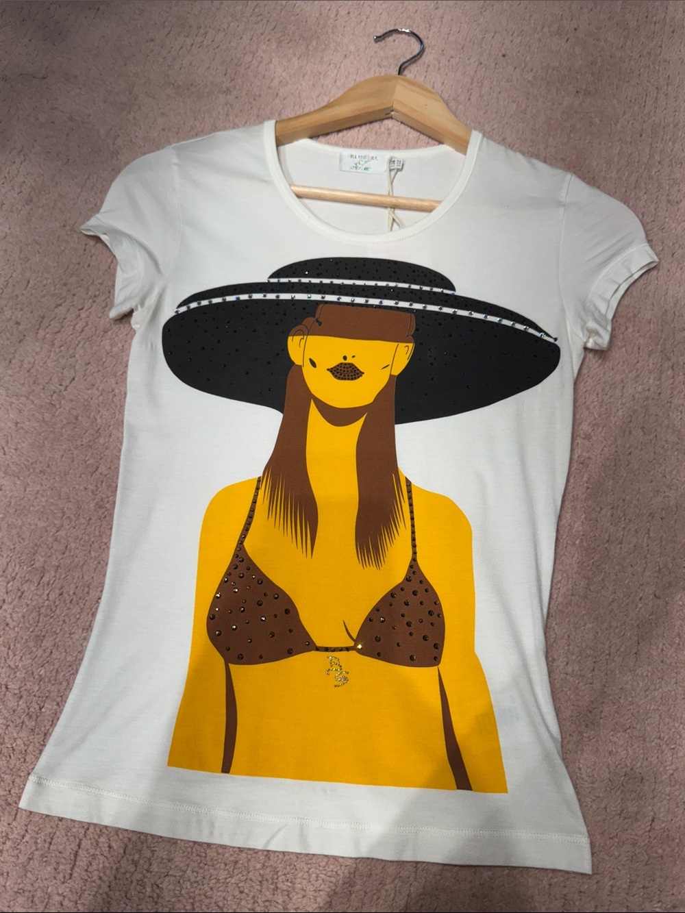 Blumarine Blugirl graphic t shirt size 38 (XS/S)